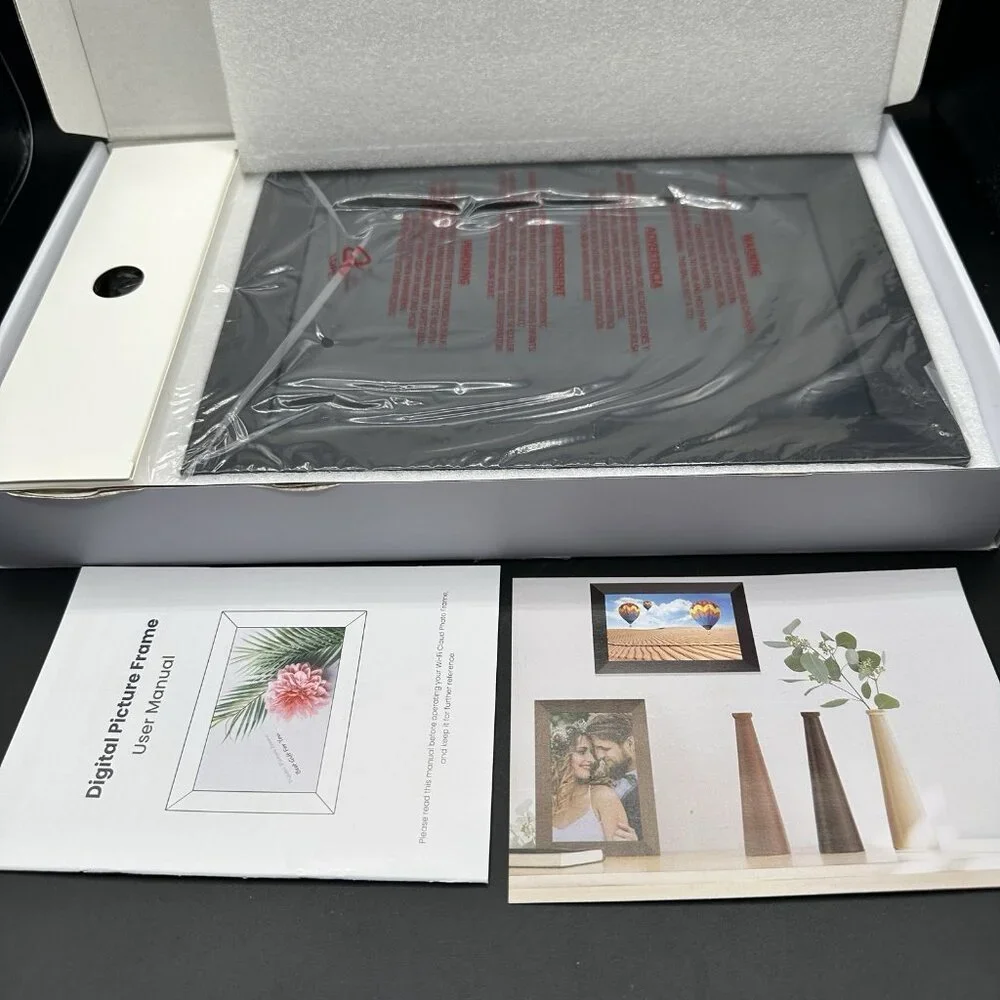 Digital Picture Frame 10.1" Digital Photo Frames Touch Screen NUSICAN Wifi Cloud - Picture 6 of 7